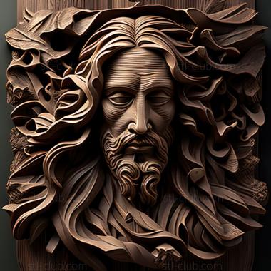 3D model st jesus (STL)